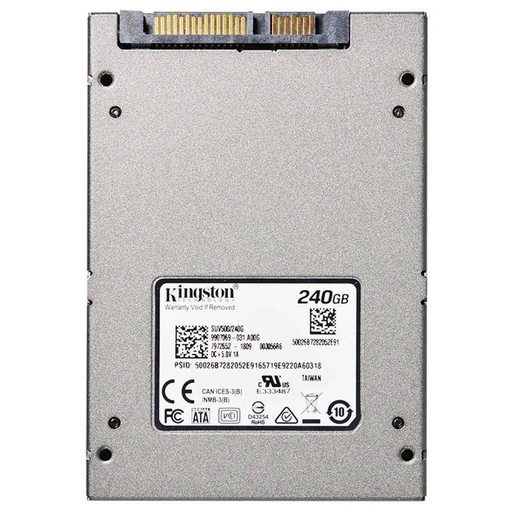 Kingston SSDNow UV500 240 Go – SSD interne 2,5" SATA III 6 Gb/s 3D TLC – SUV500/240G  Copier le titre
