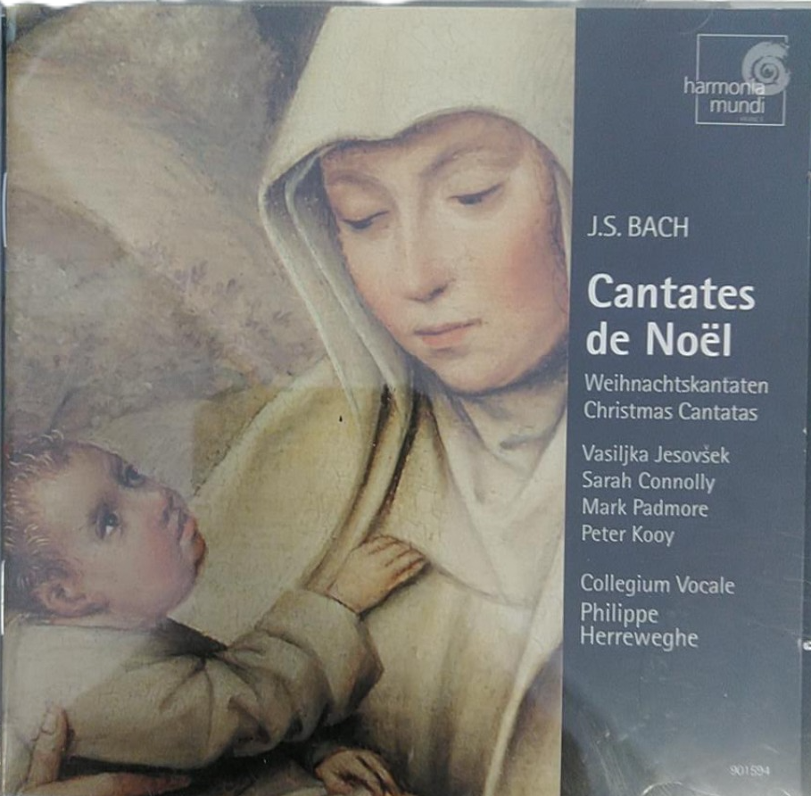 Jean-Sébastien Bach — Cantates de Noël / Das neugeborne Kindelein BWV 122, Unser Mund sei voll Lachens BWV 110, Selig ist der Mann BWV 57, CD 21 titres, Philipp