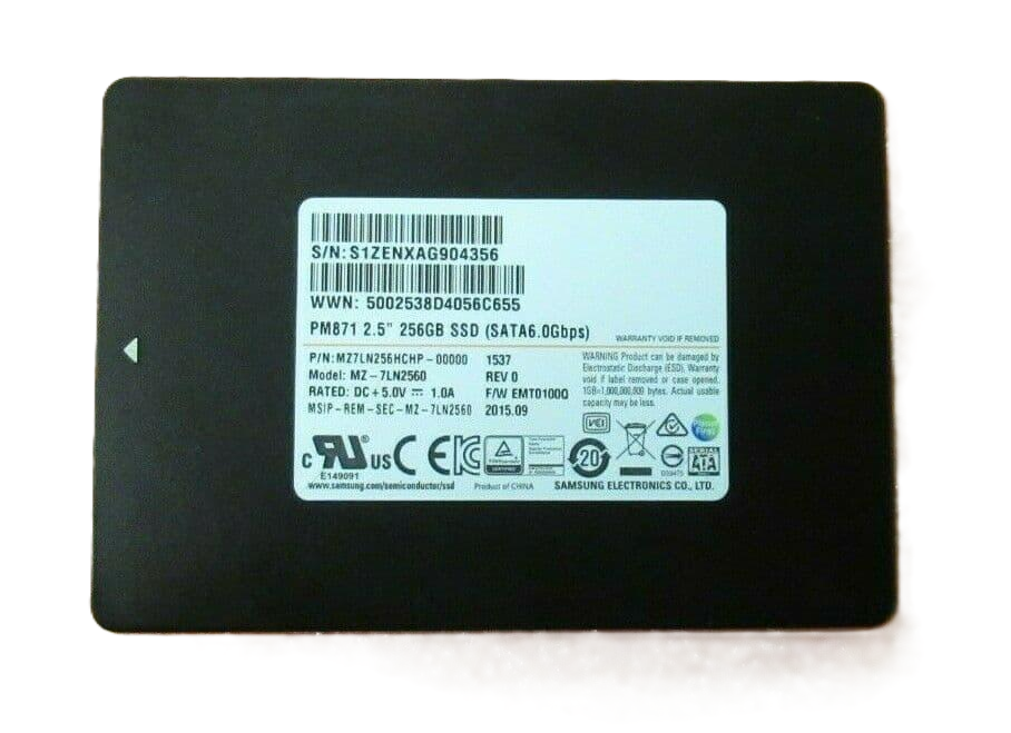 Samsung PM871 – SSD 256 Go