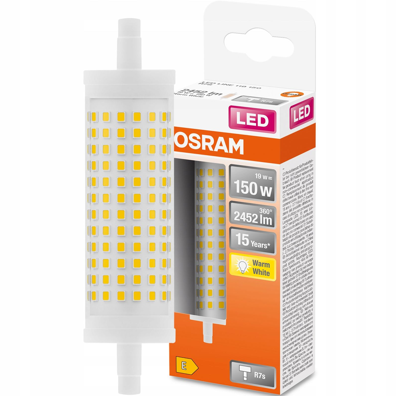 Osram LED Line R7s — Ampoule LED crayon 118 mm