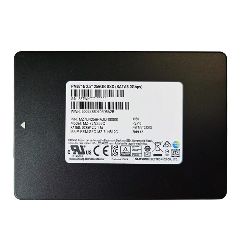 SSD For Samsung PM871b 2.5' 256G SATA Solid State Disk Enterprise Level MZ-7LN256C
